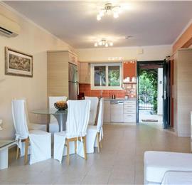 3 bedroom villa with pool and sea views in Barbati, Corfu, sleeps 8